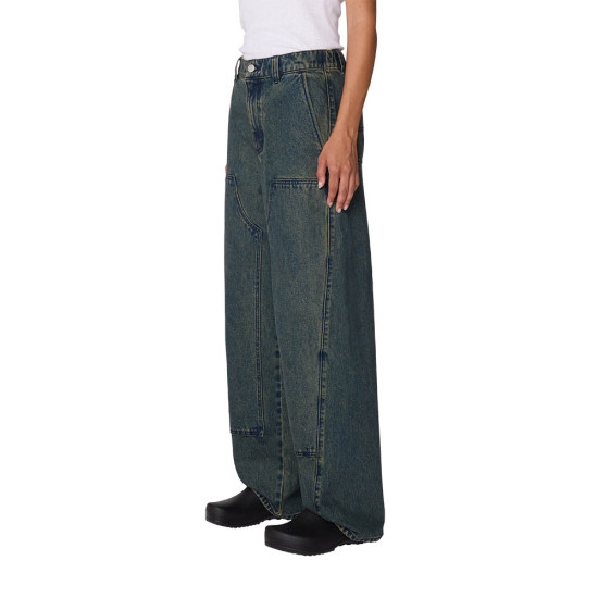 Obey Γυναικείο παντελόνι Leah III Baggy Double Knee Denim